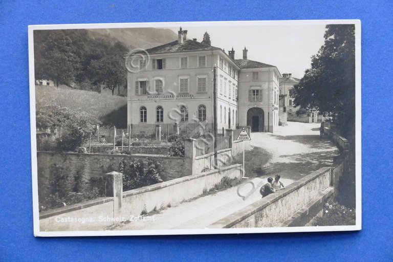 Cartolina Svizzera - Castasegna - Dogana - 1920 ca. | Immagine Gallery 2