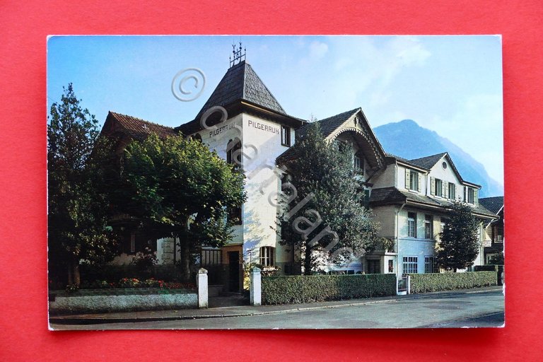 Cartolina Svizzera - Christ. Hospiz Hotel-Pension Pilgerruh Interlaken - 1960 … | Immagine Gallery 2