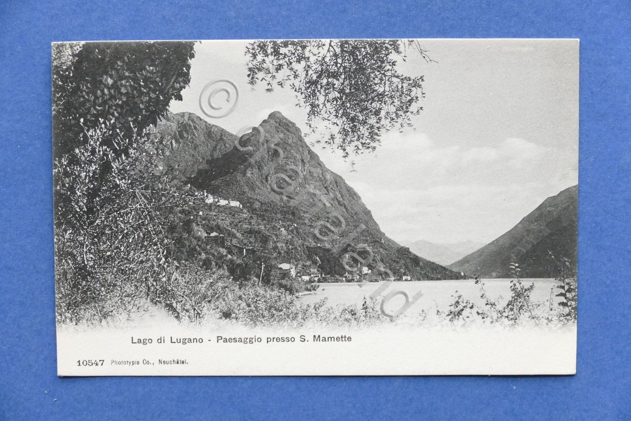Cartolina Svizzera - Lago di Lugano - Paesaggio presso S. …
