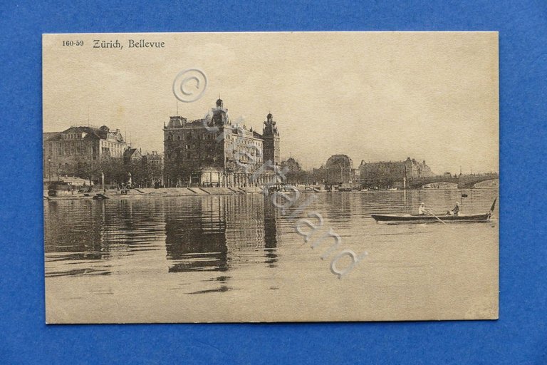 Cartolina Svizzera - Zurigo - Bellevue - 1910 ca.