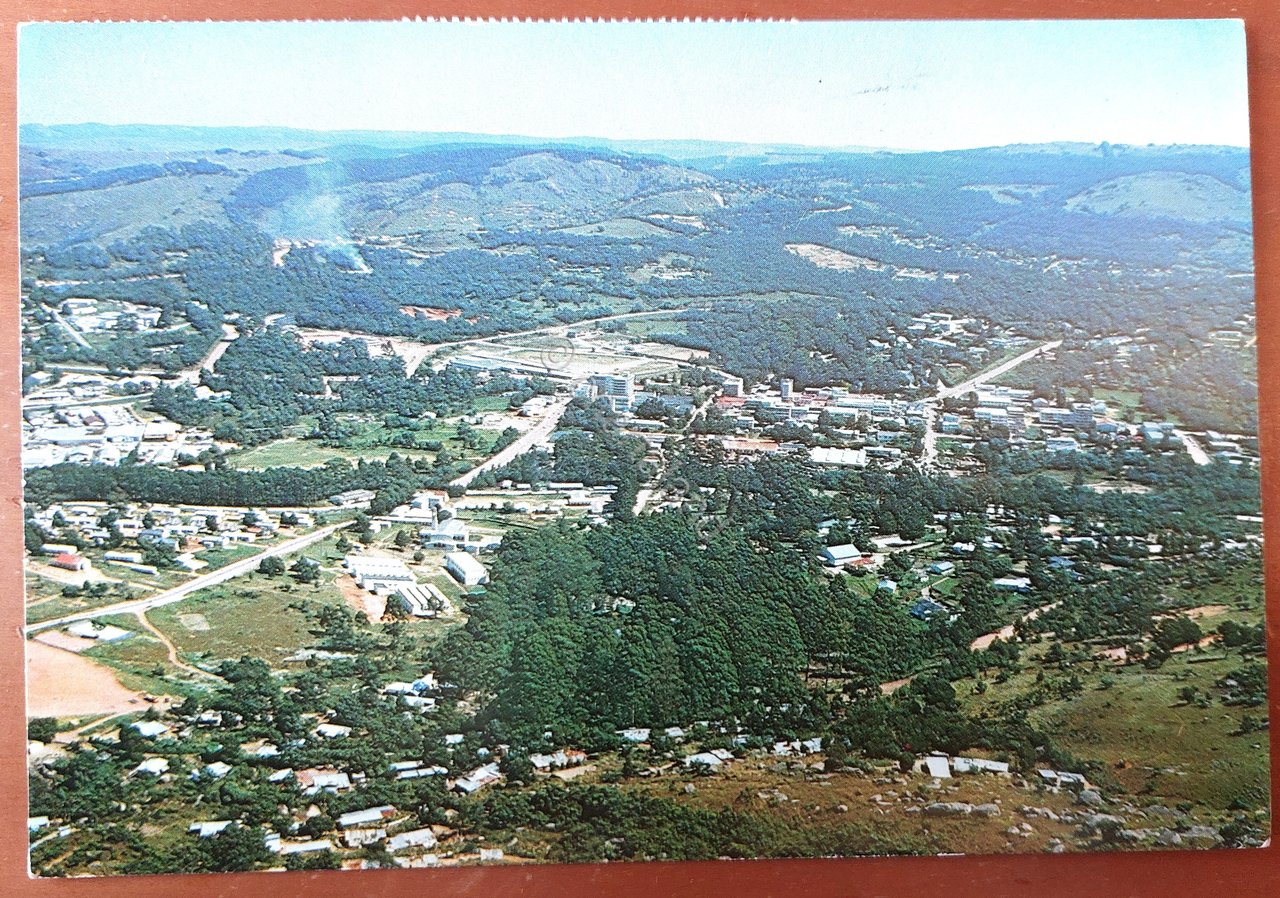 Cartolina Swaziland - Aereal wiew of Mbabane - 1980 | Immagine principale