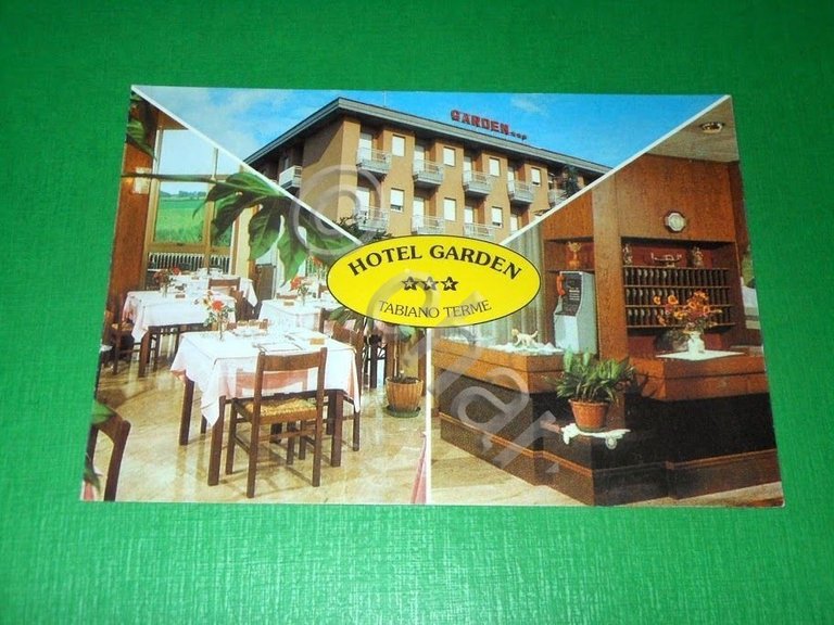 Cartolina Tabiano Terme - Hotel Garden - Vedute diverse 1965 …