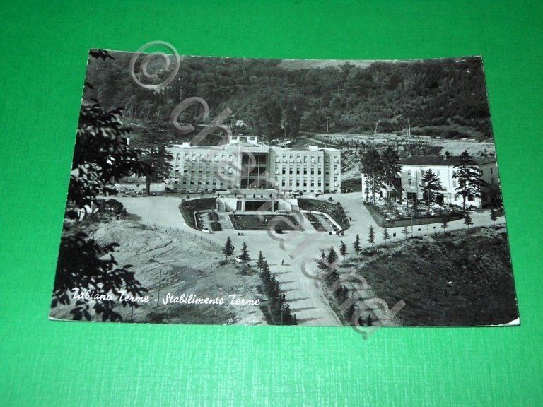 Cartolina Tabiano Terme - Stabilimento Terme 1966.