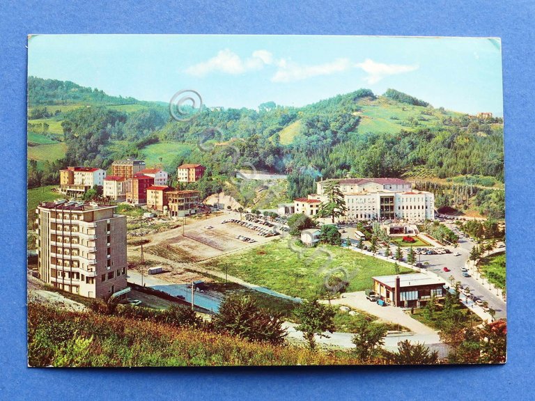 Cartolina Tabiano Terme - Terme E. Respighi e panorama - …