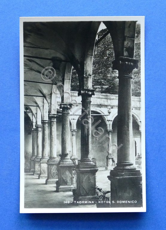 Cartolina Taormina - Hotel S. Domenico - 1920 ca.