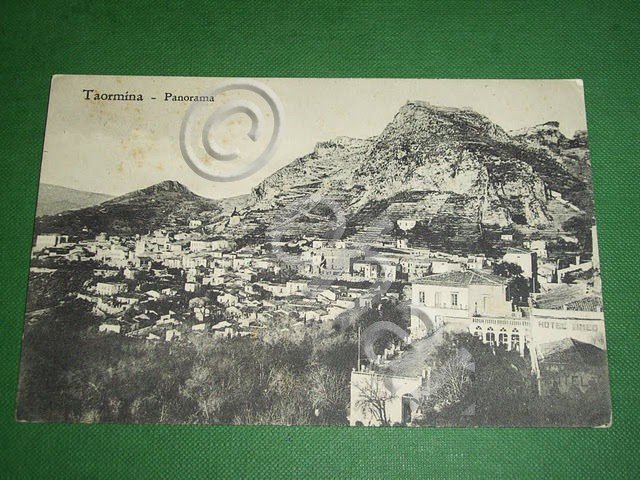 Cartolina Taormina - Panorama 1910 ca