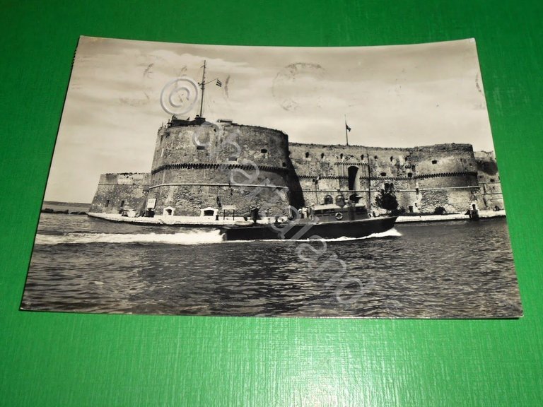 Cartolina Taranto - Castello degli Aragonesi 1958