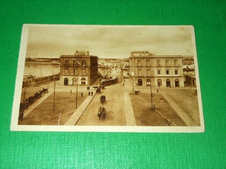 Cartolina Taranto - Ponte di Porta Napoli 1930 ca.