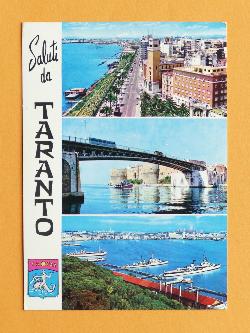 Cartolina Taranto - Varie vedute - 1971.