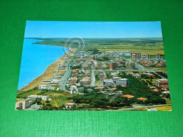 Cartolina Tarquinia - Panorama di Marina di Tarquinia 1976.