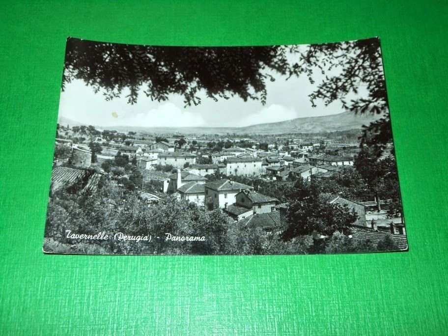 Cartolina Tavernelle ( Perugia ) - Panorama 1959.