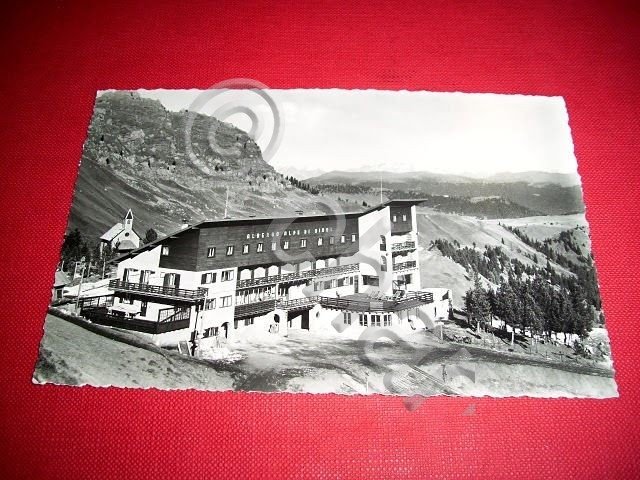 Cartolina TCI Touring Bolzano Rifugio Alpe di Siusi '50