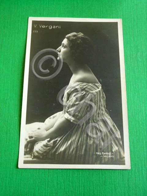 Cartolina Teatro - Attrice Vera Vergani ( 1894 - 1989 …