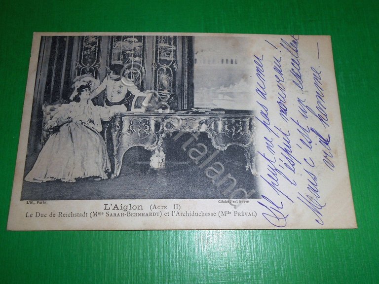 Cartolina Teatro Opera - L' Aiglon di Edmond Rostand 1910 …