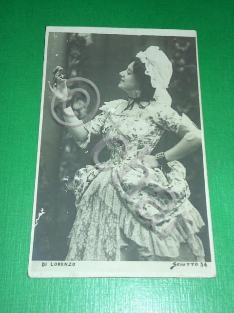 Cartolina Teatro Spettacolo - Attrice Tina Di Lorenzo 1910 ca …