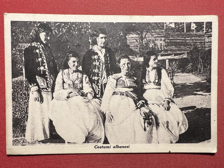 Cartolina Tematiche - Costumi Albanesi - 1941