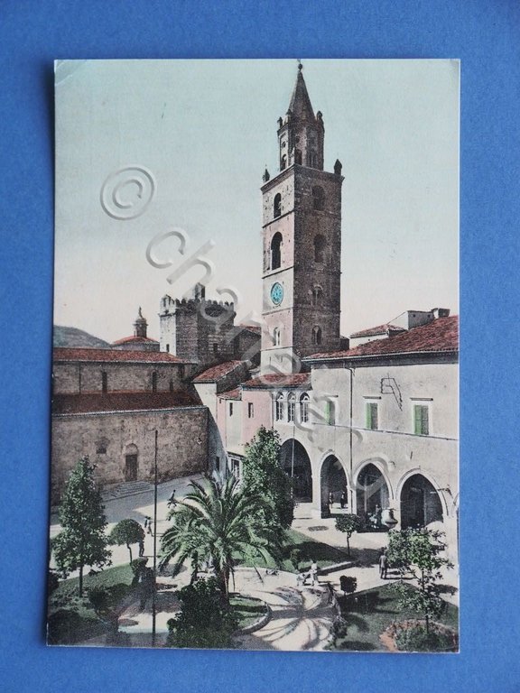 Cartolina Teramo - Piazza E.V. Orsini - 1954