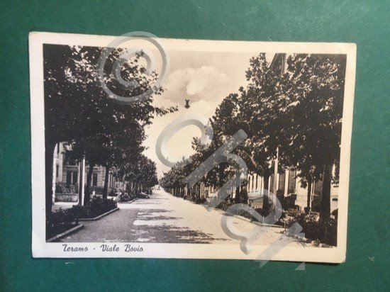 Cartolina Teramo - Viale Bovio - 1930 ca.