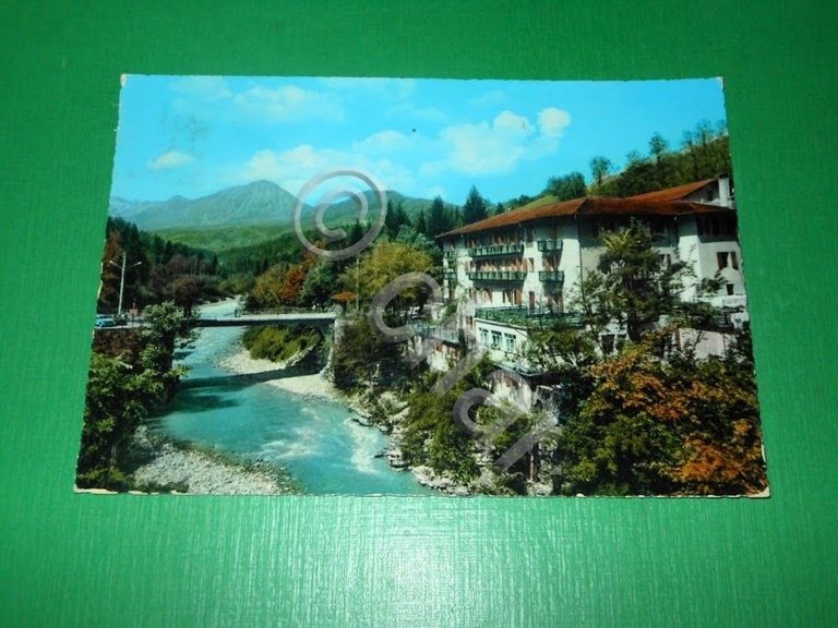 Cartolina Terme di Comano ( Trento ) - Grande Albergo …