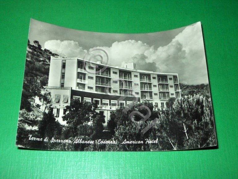 Cartolina Terme di Spezzano Albanese ( Cosenza ) - American …