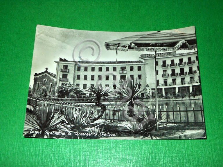 Cartolina Terme Neroniane di Montegrotto ( Padova ) - Particolare …