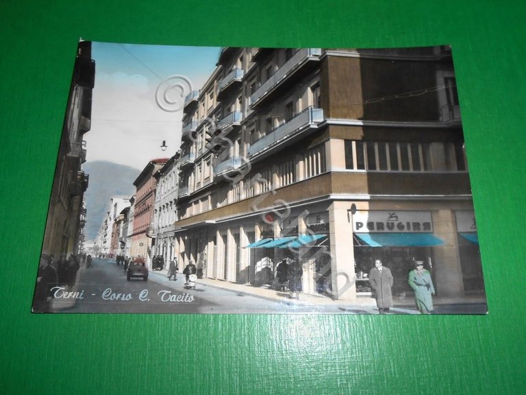 Cartolina Terni - Corso C. Tacito 1960 ca