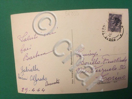 Cartolina Terni - Villaggio Le Grazie - Via Degli Oleandri …