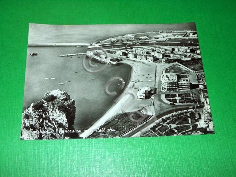 Cartolina Terracina - Panorama visto dall' Alto 1959.