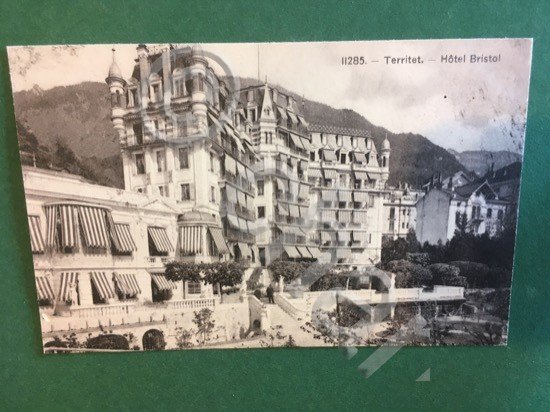 Cartolina Territet - Hotel Bristol - 1920 ca.