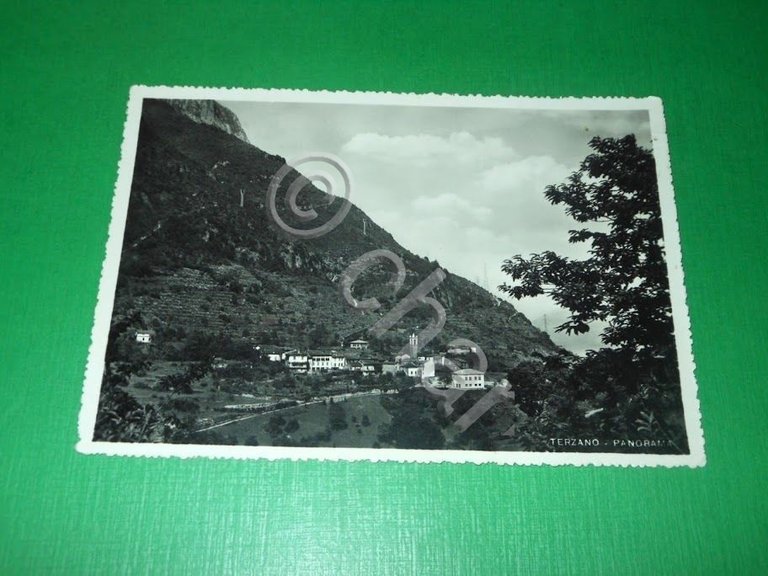 Cartolina Terzano - Panorama 1958.
