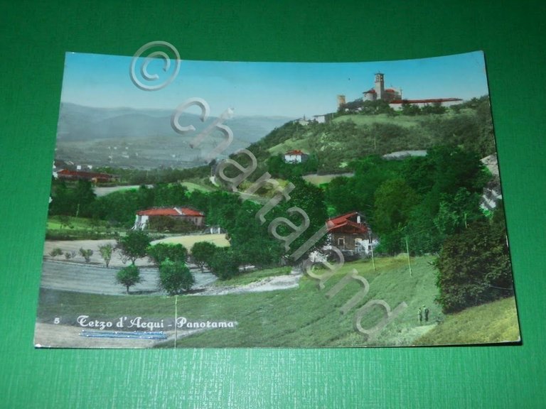 Cartolina Terzo d' Acqui - Panorama 1968.