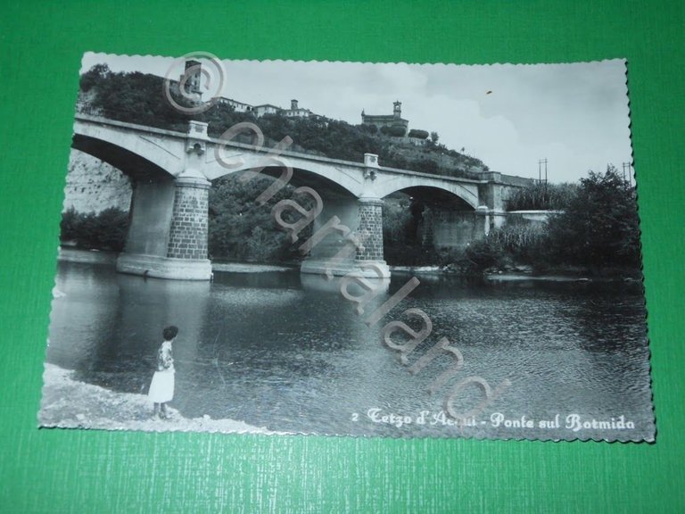 Cartolina Terzo d' acqui - Ponte sul Bormida 1964