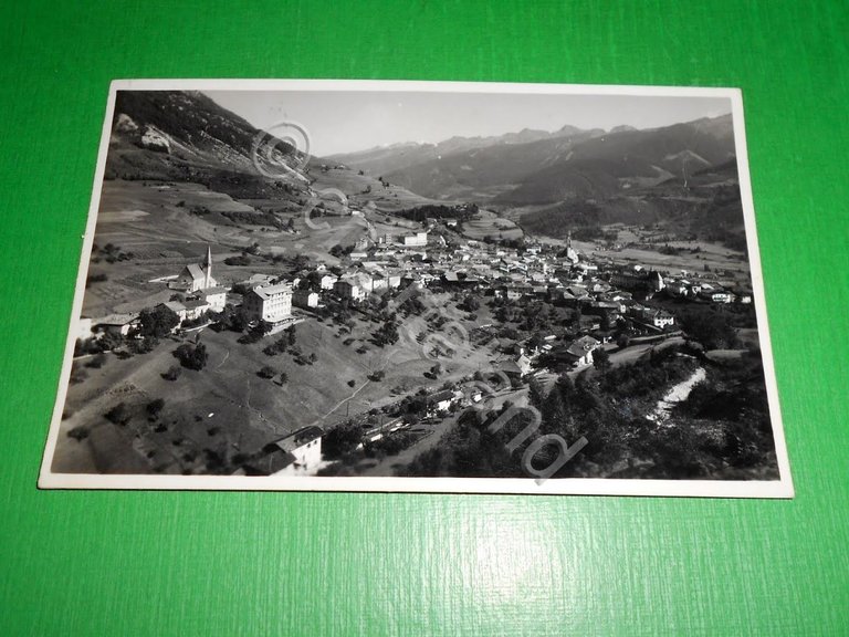 Cartolina Tesero - Veduta generale 1952