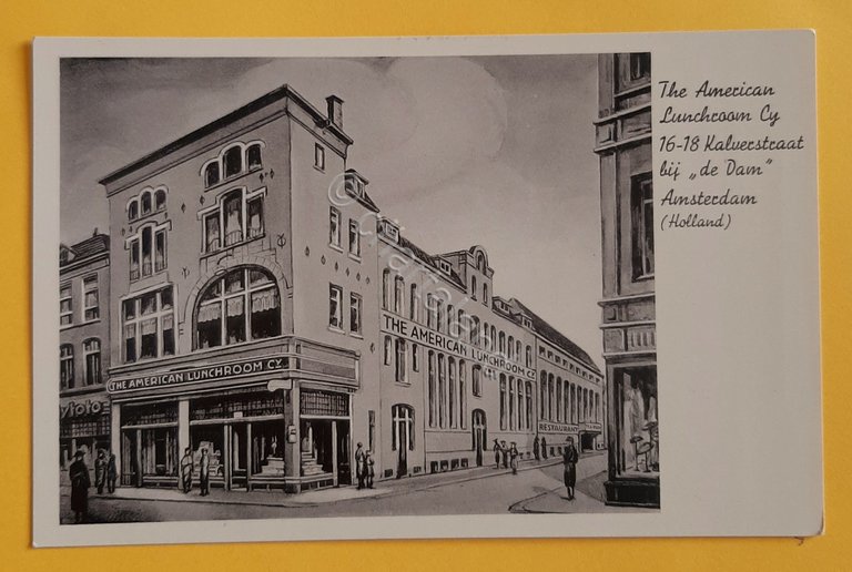 Cartolina The American Lunchroom Cy 16-18 Kalverstraat - Amsterdam - …