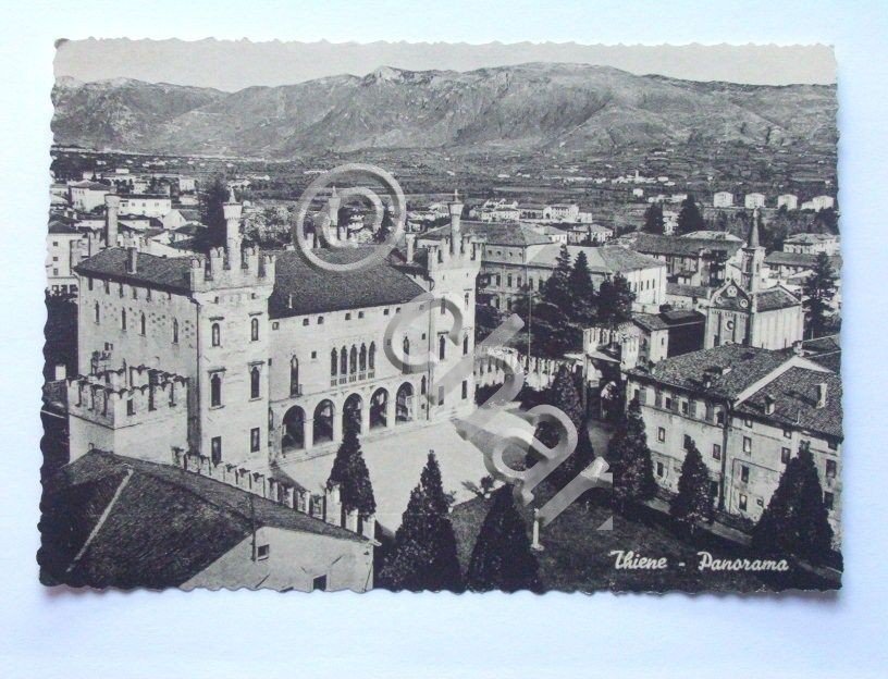 Cartolina Thiene - Panorama 1960 ca..