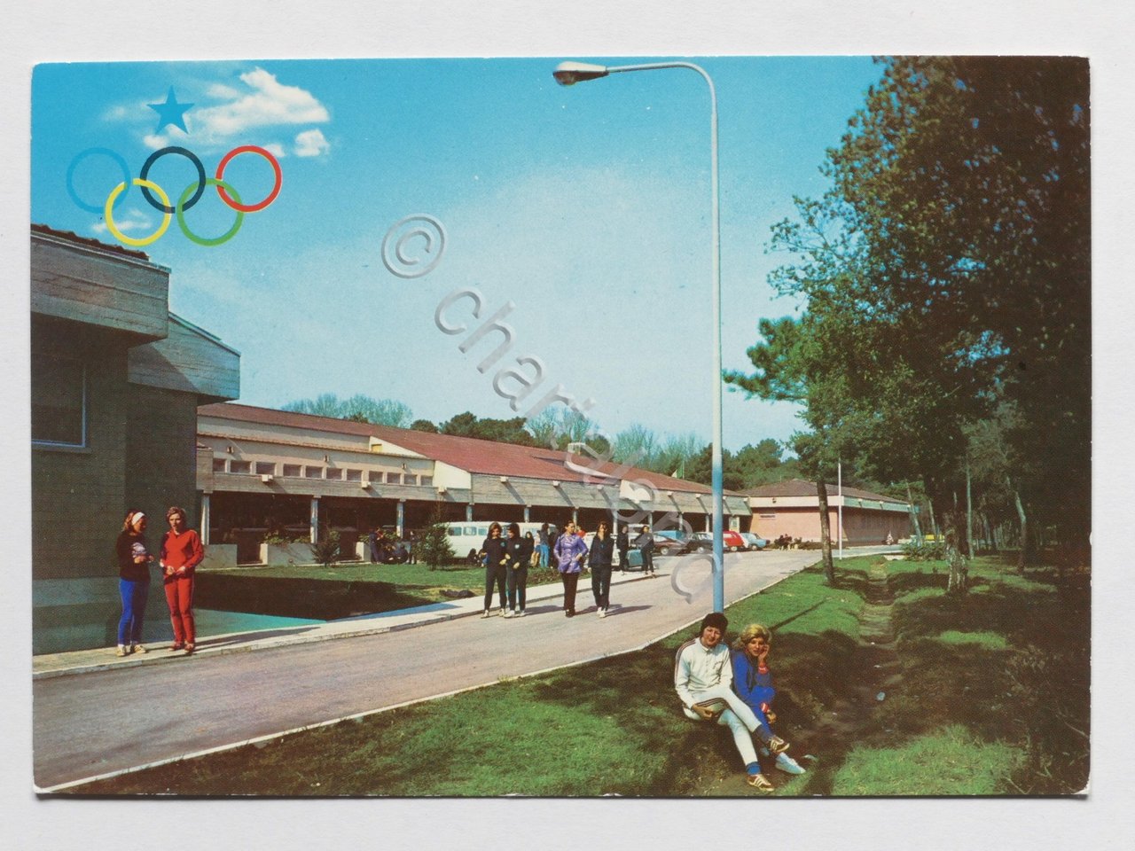 Cartolina Tirrenia Centro Nazionale Addestramento Olimpico CONI - 1970 ca.