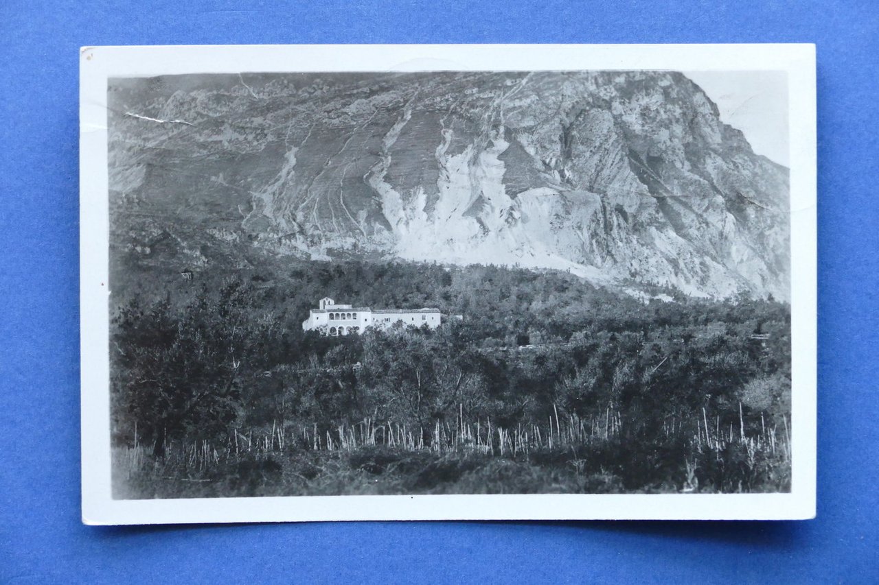 Cartolina Tocco Casauria - Convento Frati Minori - 1948.