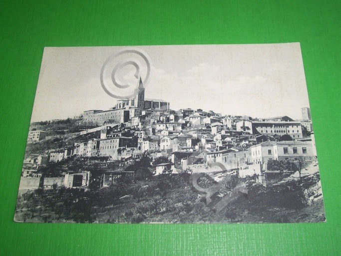 Cartolina Todi - Panorama generale 1950 ca.
