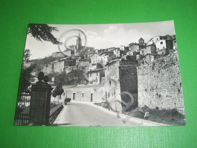 Cartolina Todi - Panorama generale 1955 ca.