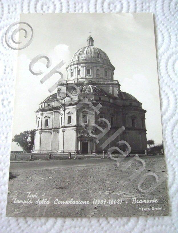 Cartolina Todi - Tempio della Consolazione 1950 ca.