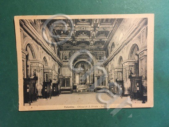 Cartolina Tolentino - Chiesa di S. Nicola - Interno - …