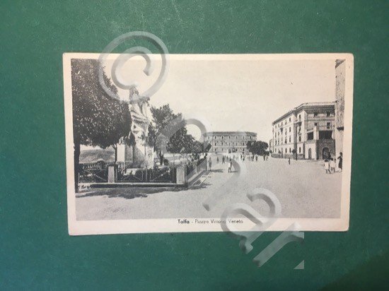 Cartolina Tolfa - Piazza Vittorio Veneto - 1931