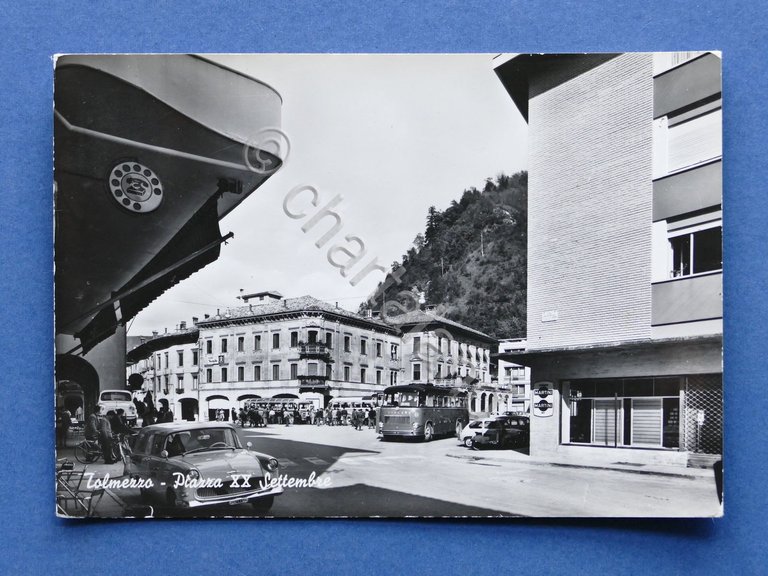 Cartolina Tolmezzo - Piazza XX Settembre - 1963