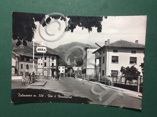 Cartolina Tolmezzo m.326 - Via 4 Novembre - 1959