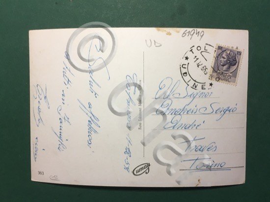 Cartolina Tolmezzo m.326 - Via 4 Novembre - 1959