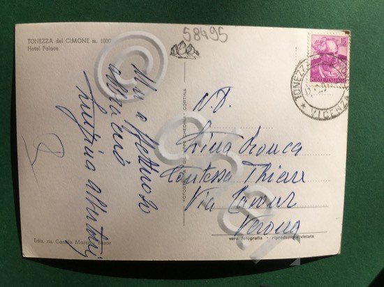 Cartolina Tonezza Del Cimone - Hotel Palace - Vicenza - …