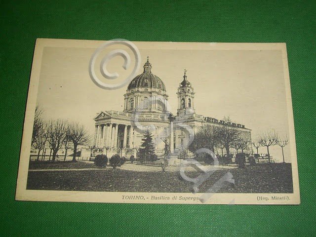 Cartolina Torino - Basilica di Superga n.v. 1935 ca
