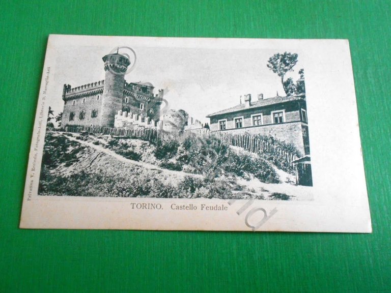 Cartolina Torino - Castello Feudale 1925 ca