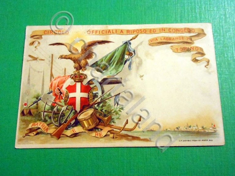 Cartolina Torino - Circolo Ufficiali a Riposo ed in Congedo …