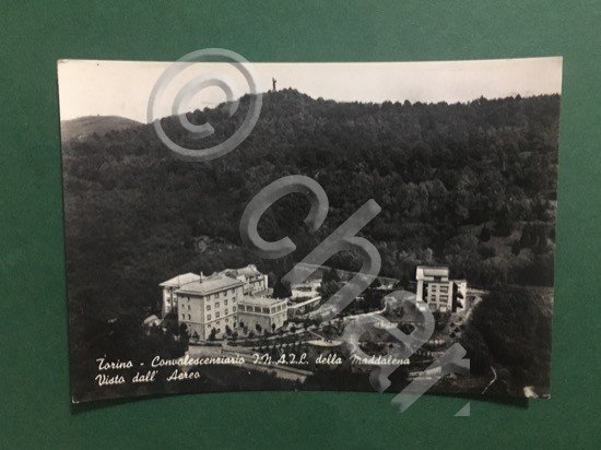 Cartolina Torino - Convalescenziario - Visto Dall'Aereo - 1956